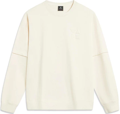 Li-Ning Wade Series Fleece Pullover Sweatshirt Unisex Off-White AWDT947-6 Buy Li-Ning Wade Series Fleece Pullover Sweatshirt Unisex Off-White AWDT947-6
