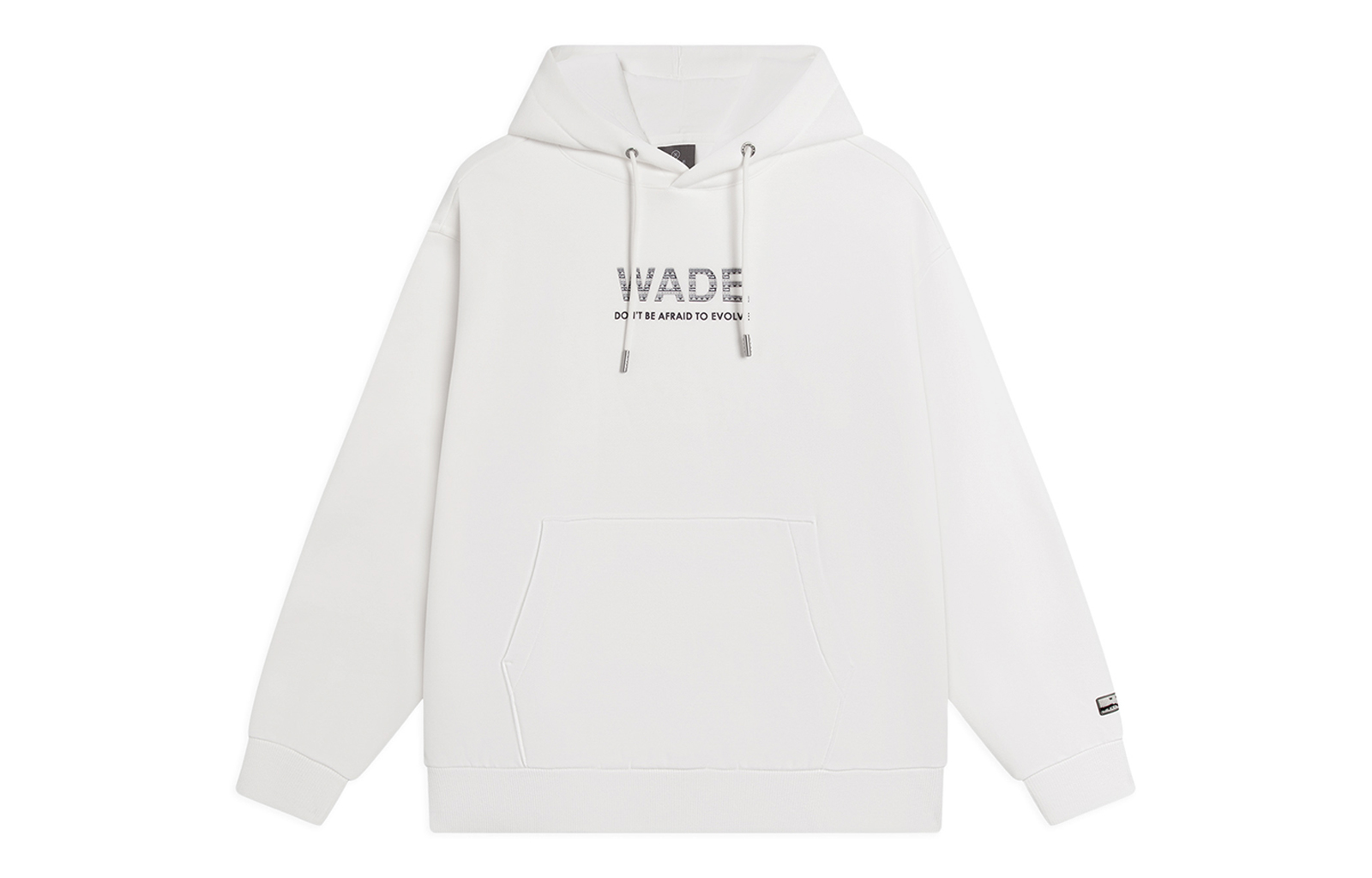 Li-Ning Wade Series Geometric Pattern Graphic Long-Sleeve Hoodie Off-White Unisex AWDS817-2