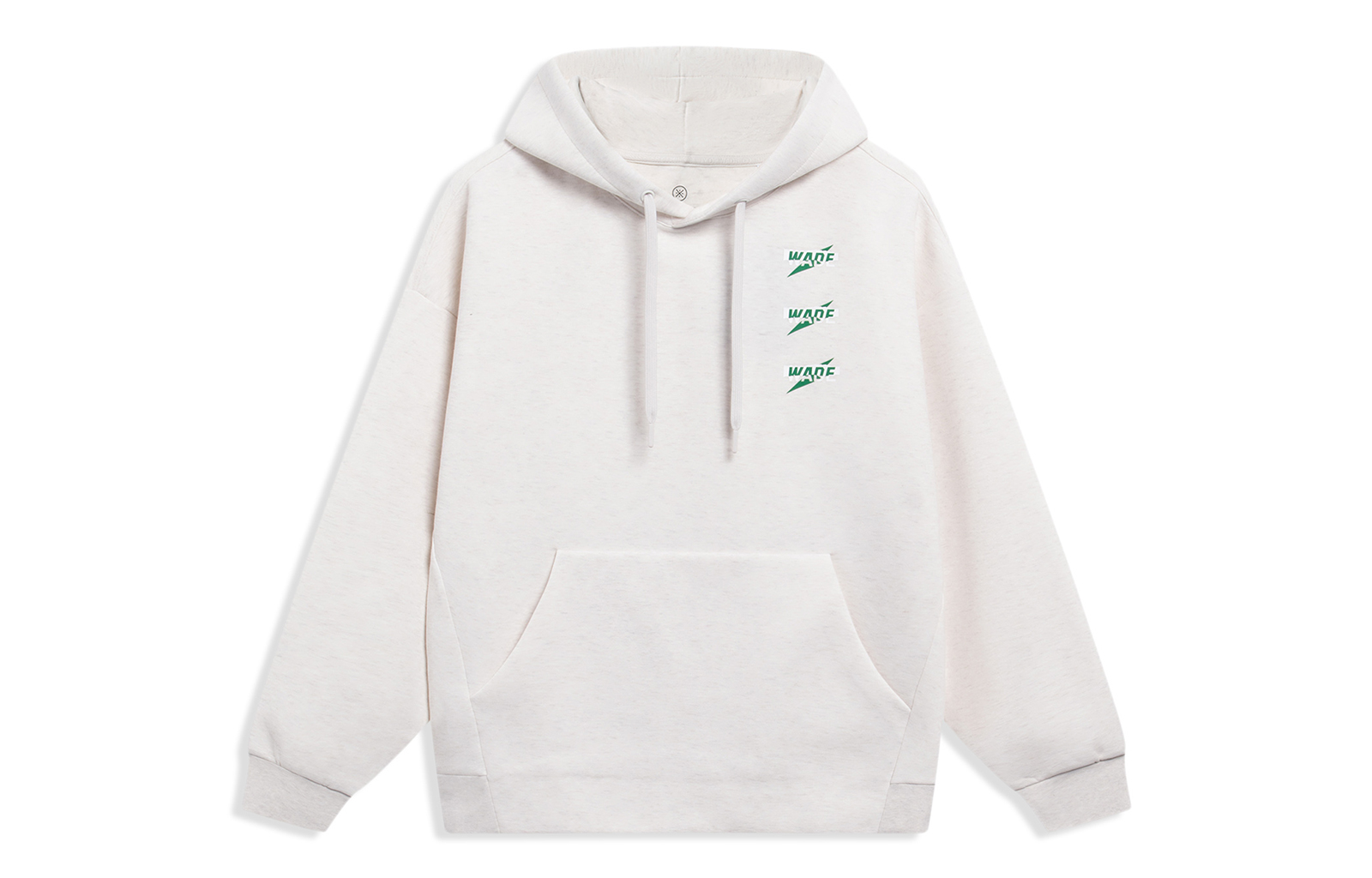 Li-Ning Wade Series Graphic Hoodie Unisex - Light Gray Heather AWDT149-9