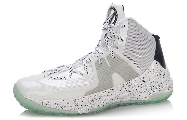 Lookbook 李寧 队尚3.5 減震防滑耐磨 高筒 籃球鞋 灰白