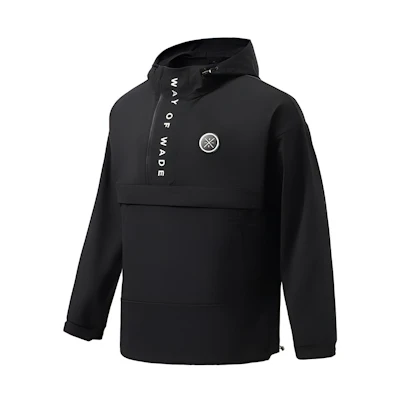 Li-Ning Wade Series Half-Zip Hoodie Jacket Black AFDR363-4