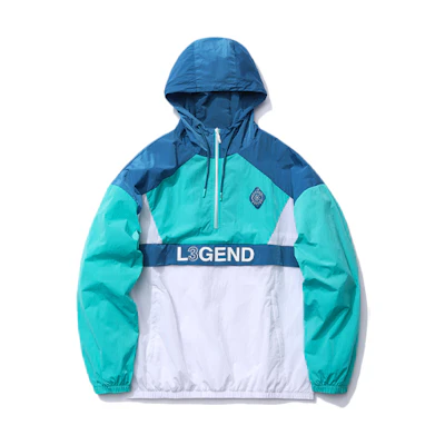 Li-Ning Wade Series Half-Zip Hoodie Jacket Men’s Ice Porcelain Green AFDR033-2