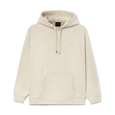 Li-Ning Wade Series Logo Fleece Hoodie Winter Unisex Loose Fit - Mist Khaki AWDR799-5
