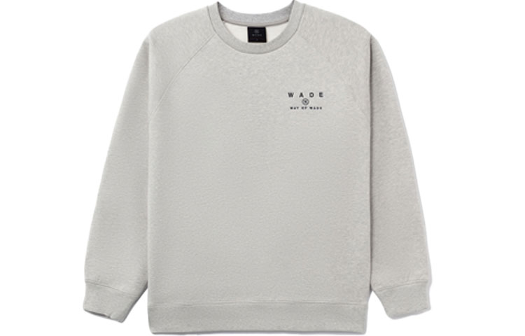 Li-Ning Wade Series Logo Fleece Pullover Hoodie Unisex Light Gray AWDR797-3