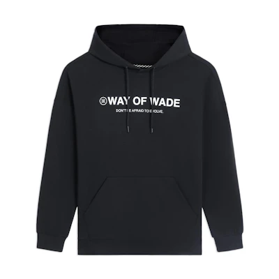 Li-Ning Wade Series Logo Print Black Hoodie Unisex AWDS809-1