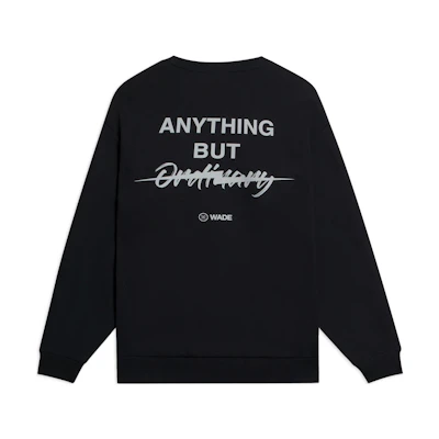 Li-Ning Wade Series Logo Print Fleece Sweatshirt Black AWDSC41-1