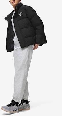 Li-Ning Wade Series Logo Print Water-Resistant Down Jacket Men Black AYMT153-1 Details for Li-Ning Wade Series Logo Print Water-Resistant Down Jacket Men Black AYMT153-1