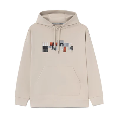 Li-Ning Wade Series Oatmeal Graphic Pullover Hoodie AWDS111-2