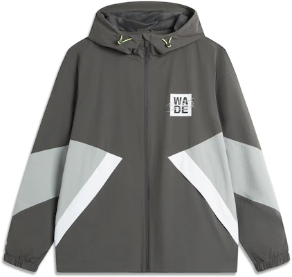 Li-Ning Wade Series Obsidian Gray Hooded Windbreaker Jacket. AFDU217-7 Buy Li-Ning Wade Series Obsidian Gray Hooded Windbreaker Jacket. AFDU217-7