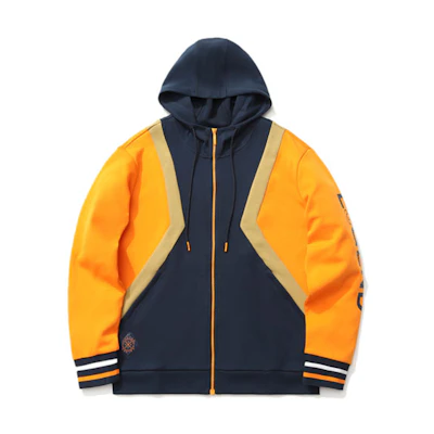 Li-Ning Wade Series Orange Printed Zip Hoodie AWDR047-3