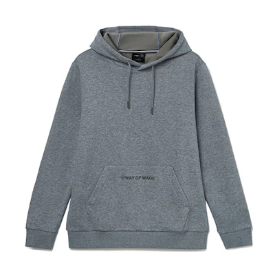 Li-Ning Wade Series Plain Fleece Hoodie Winter Gray AWDR841-3