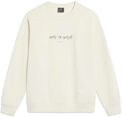 Sudadera Beige Li-Ning Wade Series Pullover Fleece Invierno Crewneck AWDT941-2 Buy Sudadera Beige Li-Ning Wade Series Pullover Fleece Invierno Crewneck AWDT941-2