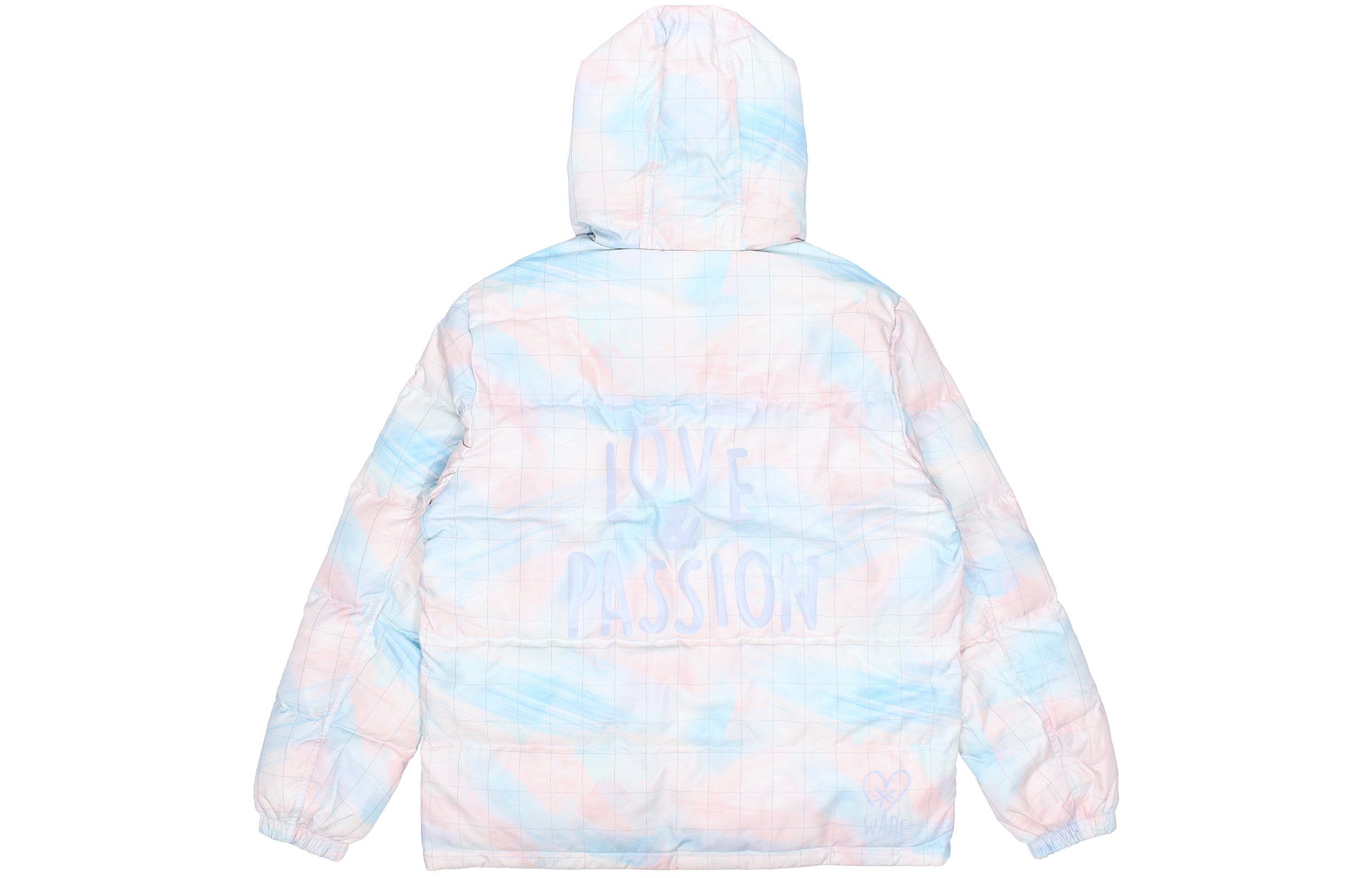 Lookbook Li-Ning Wade Jaket Pendek Bulu Reflektif Cream Unisex Musim Dingin. AYMR511-1