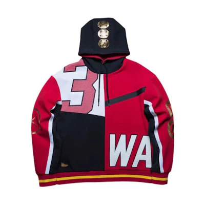 Li-Ning Wade Series Retirement Night Pullover Hoodie Bulls Red AWDPD67-1