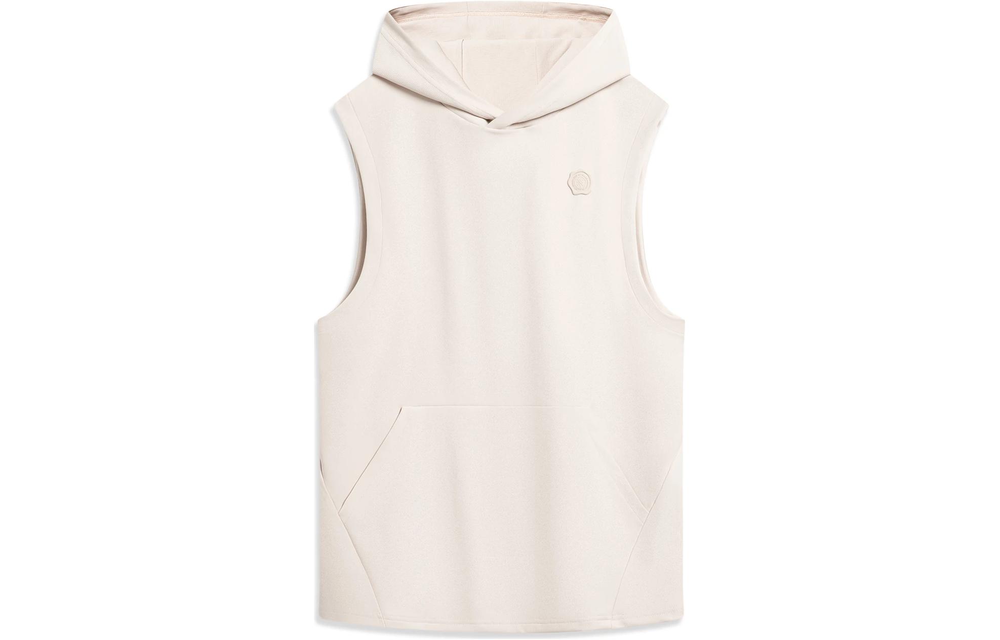 Li-Ning Wade Series Sleeveless Hoodie Moonlight Gray AWDT633-2