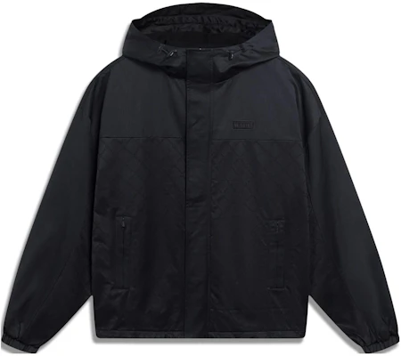 Li-Ning Wade Series Solid Color Loose Hoodie Windbreaker Men Black Jacquard Print. AFDT077-1 Buy Li-Ning Wade Series Solid Color Loose Hoodie Windbreaker Men Black Jacquard Print. AFDT077-1