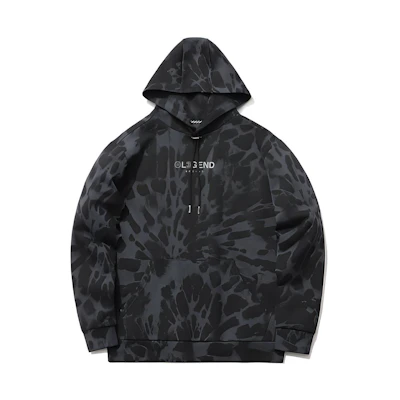 Li-Ning Wade Series Tie-Dye Pullover Hoodie Black AWDR035-1