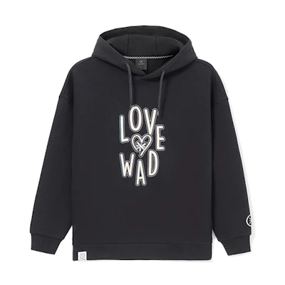 Li-Ning Wade Series Unisex Loose Pullover Hoodie Black AWDRG55-2