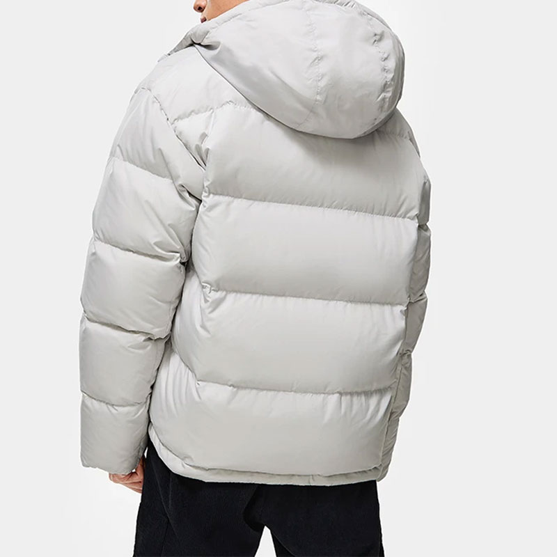 Purchase Li-Ning Wade Series Water-Repellent Short Down Jacket Men’s - Riverstone Gray AYMT155-3