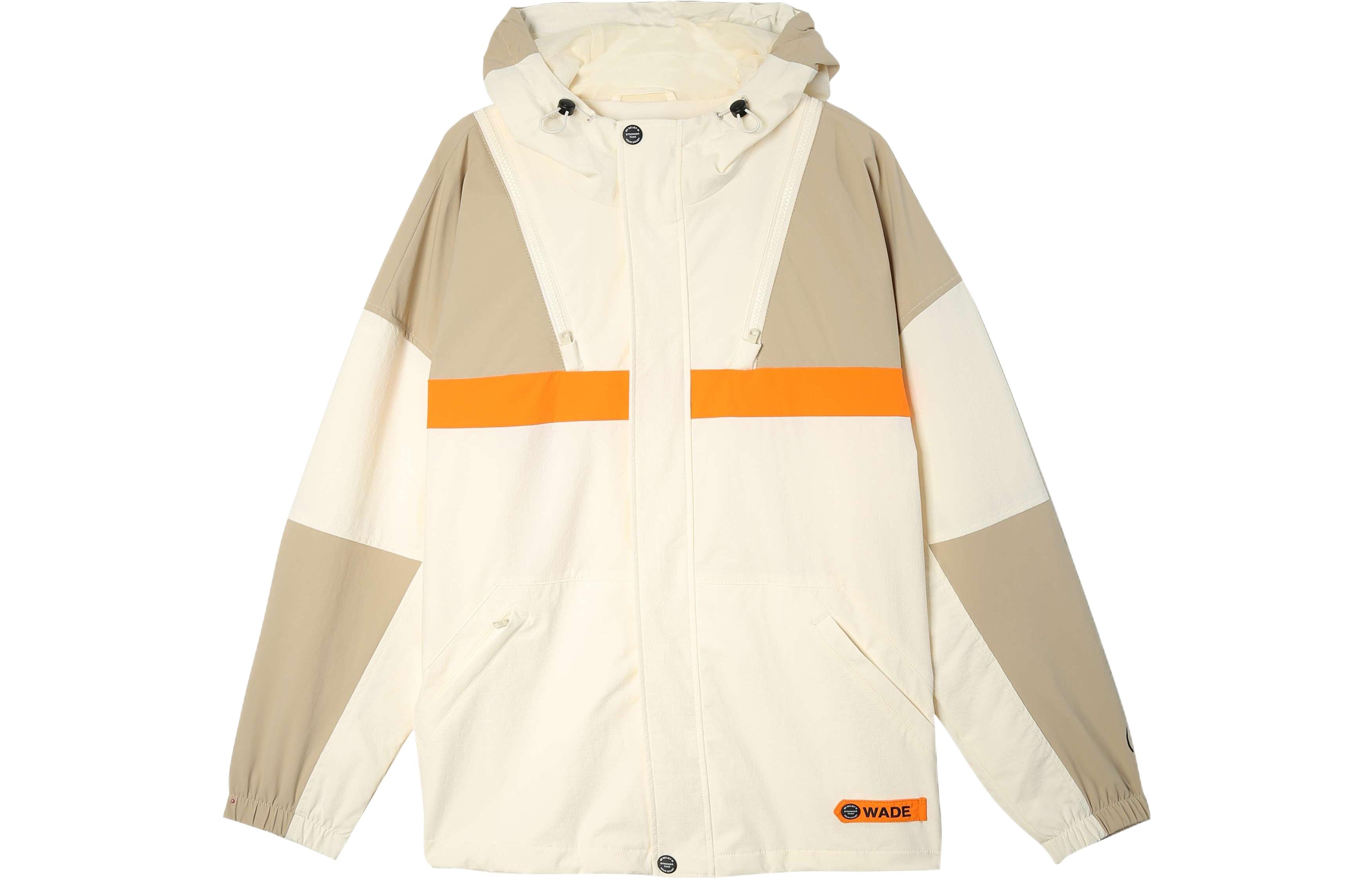 Li-Ning Wade Series Zip-Up Hoodie Windbreaker Jacket Off-White AFDS111-1
