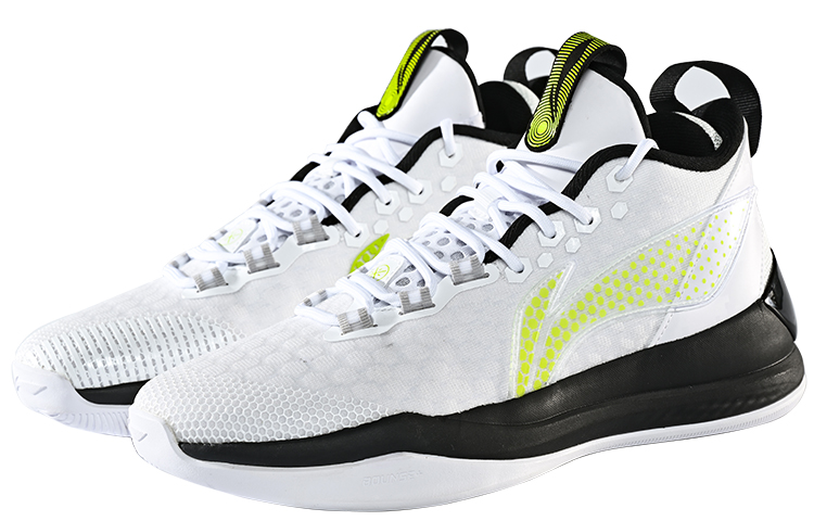 Order LiNing李寧 韋德之道 幻影 減震防滑耐磨 低筒 籃球鞋 白黑