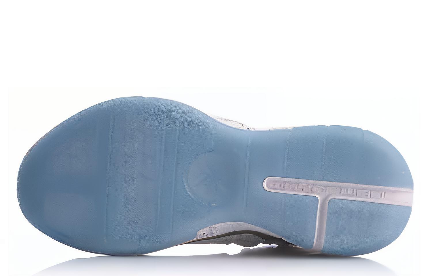 Shop 李宁 影 Shadow 減震防滑耐磨 中幫 籃球鞋 白金