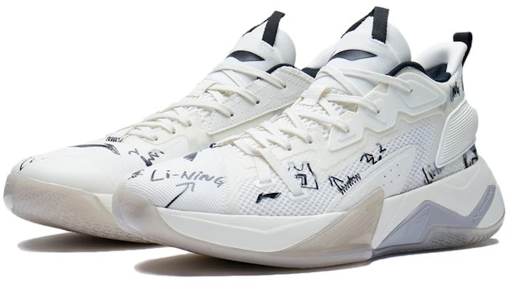 Li-Ning War Falcon 2021 ''Wit Grijs'' ABAS045-5 Lookbook Li-Ning War Falcon 2021 ''Wit Grijs'' ABAS045-5