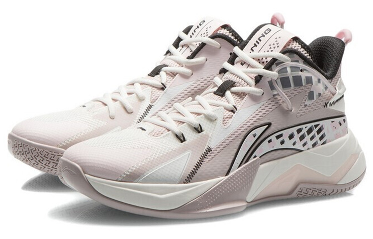 Lookbook LiNing李寧 戰隼 耐磨透氣 中筒 籃球鞋 寂靜紫