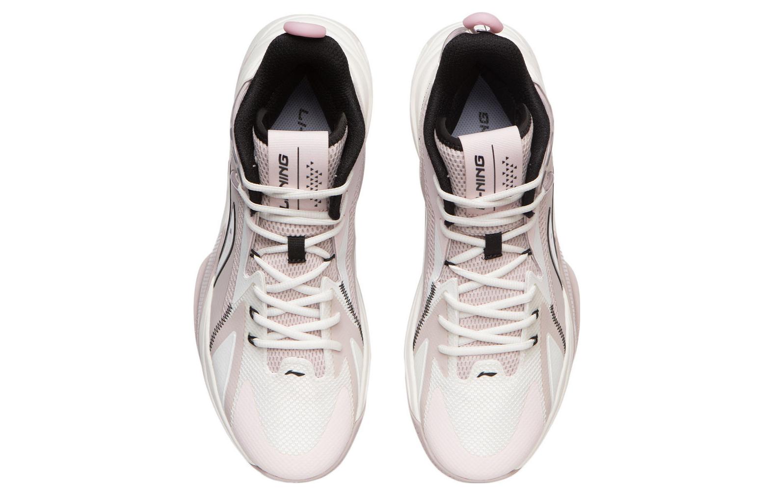 Shop LiNing李寧 戰隼 耐磨透氣 中筒 籃球鞋 寂靜紫