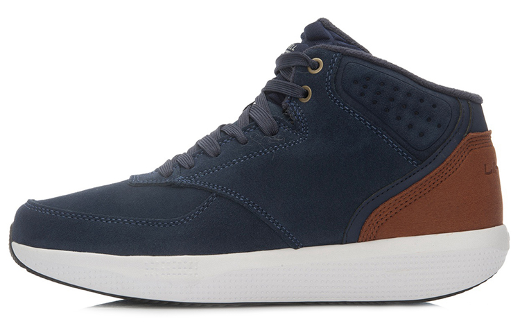Li-Ning Warm Shell High 'Blue Brown' ACGK077-3