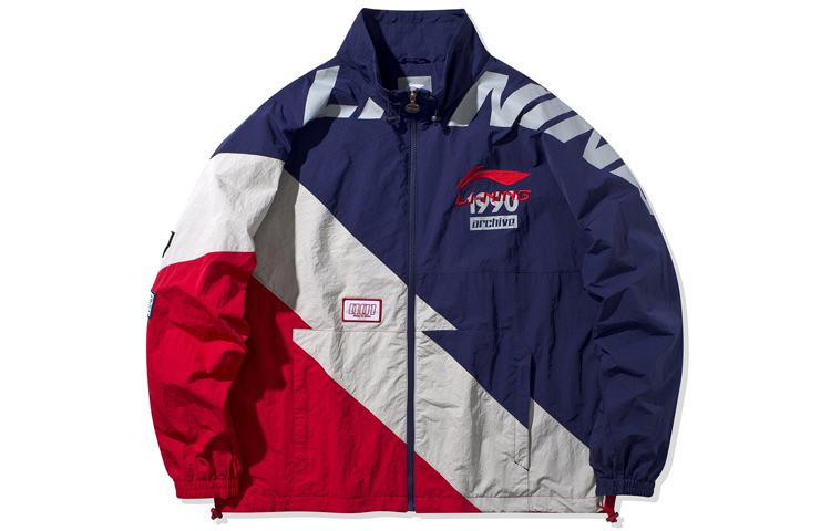 Li-Ning Water-Repellent Casual Loose Jacket Starry Blue AJDQ007-2