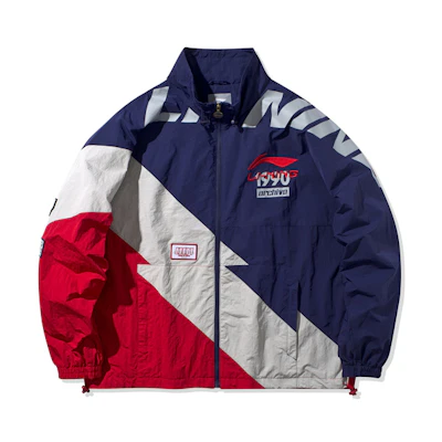 Li-Ning Water-Repellent Casual Loose Jacket Starry Blue AJDQ007-2