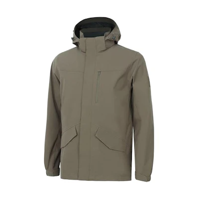 Li-Ning Water-Repellent Fitness Hoodie Jacket in Mushroom Brown AFDT751-10