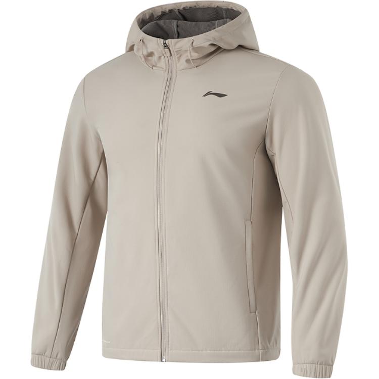 Li-Ning Water-Resistant Casual Jacket Dusty Grey Outdoor Lifestyle Series AFDU529-6