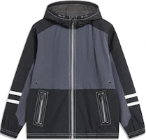 Li-Ning Water-Resistant Colorblock Windbreaker Jacket - Black AFDT637-2 Li-Ning Water-Resistant Colorblock Windbreaker Jacket - Black AFDT637-2