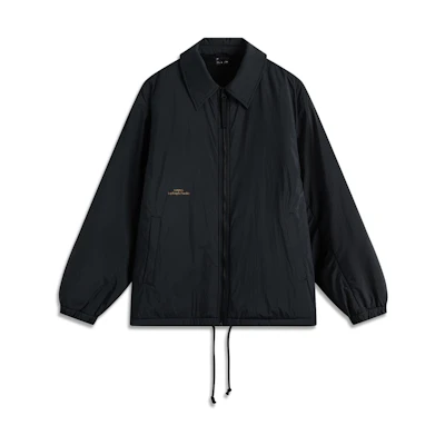 Li-Ning Water-Resistant Retro Casual Fleece-Lined Jacket Black AJDU319-1