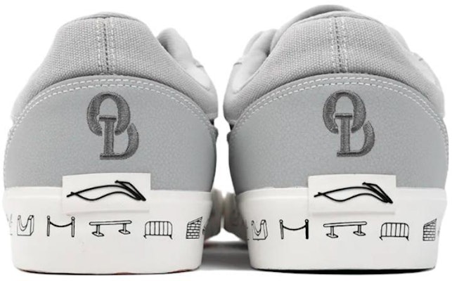 Li-Ning Wave Low 50/50 'Abu Putih Kotak Spesial' AECS045-4 Lookbook Li-Ning Wave Low 50/50 'Abu Putih Kotak Spesial' AECS045-4