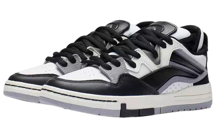 Lookbook 리닝 웨이브 프로 '블랙 화이트' AECS063-1