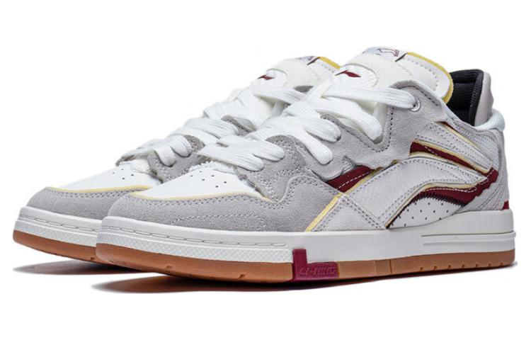 Lookbook LiNing李寧 惟吾 Pro 潮流舒適 防滑減震 低筒 板鞋 男款 灰白色