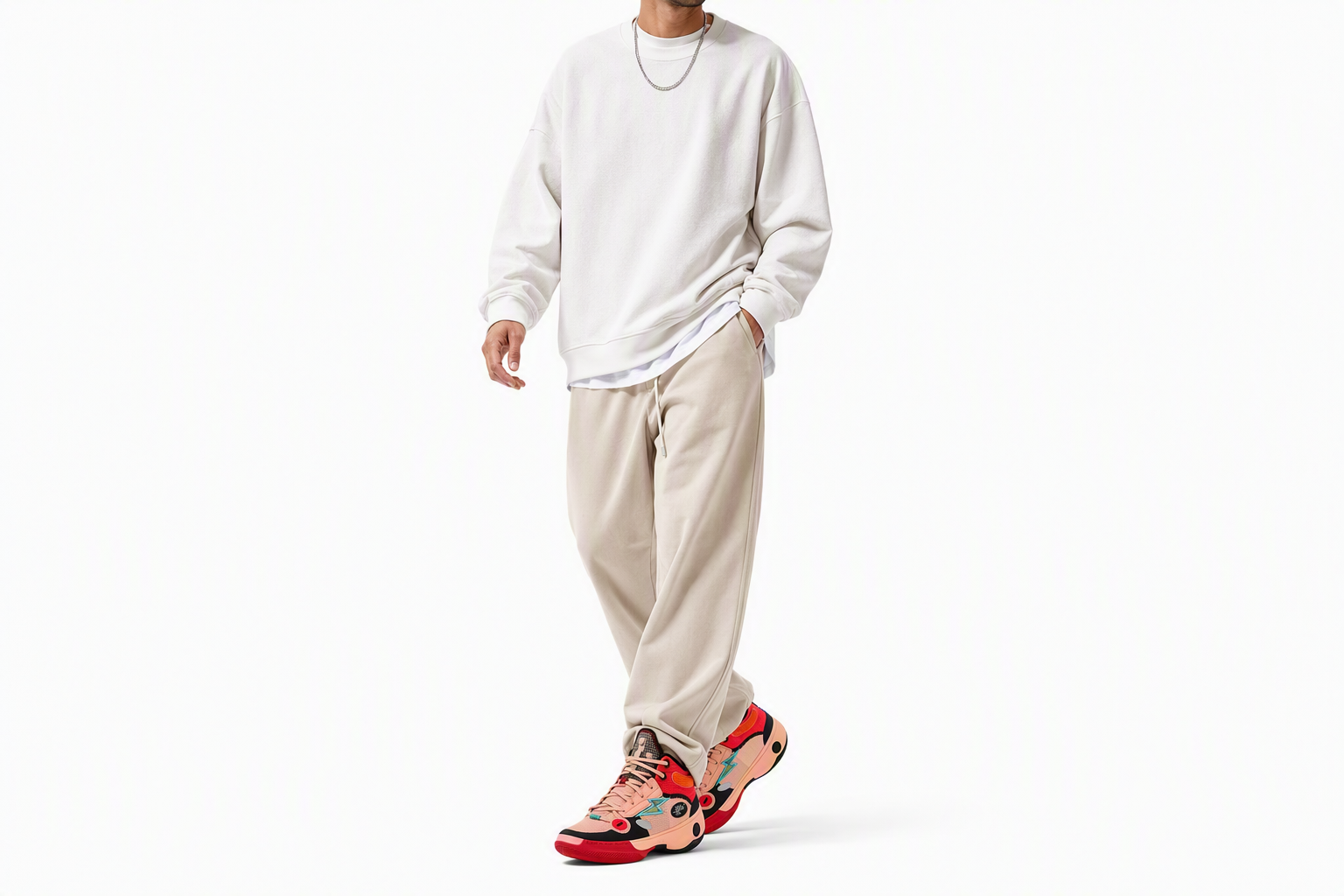 Order LiNing李寧 WOW 10 韟德之道10 "藝術家" 耐磨透氣 低筒 籃球鞋 男款 紅黑