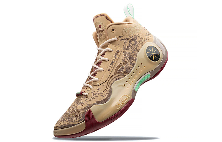 Shop LiNing李寧 韋德之道10 中筒 實戰籃球鞋 男款 奶茶棕