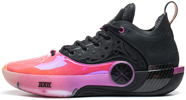 Li-Ning Way of Wade 12 LUX Dawn Heren Basketbalschoenen Zwart Neon Roze Mid-top. ABAV013-6 Buy Li-Ning Way of Wade 12 LUX Dawn Heren Basketbalschoenen Zwart Neon Roze Mid-top. ABAV013-6