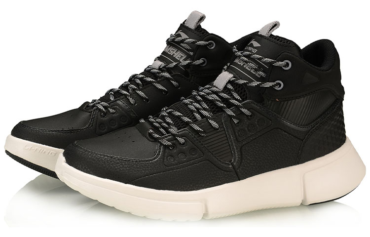 Lookbook Li-Ning Way of Wade 2 Retro Basketbalschoenen Hoog ''Zwart Rijst Wit'' AGBP079-7