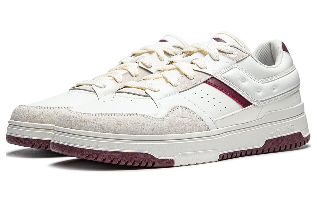 Lookbook LiNing李寧 天跡 2 休閒百搭 防滑耐磨 低筒 板鞋 男款 白紅