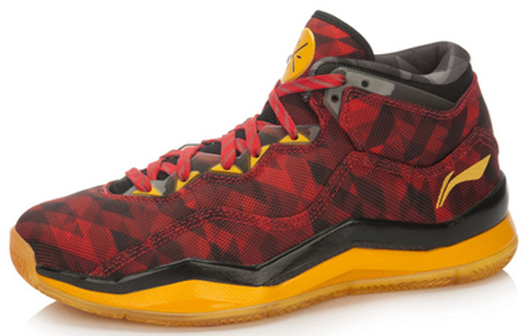Order Li-Ning Way Of Wade 3 ''Rot Gelb Schwarz'' ABAJ013-37