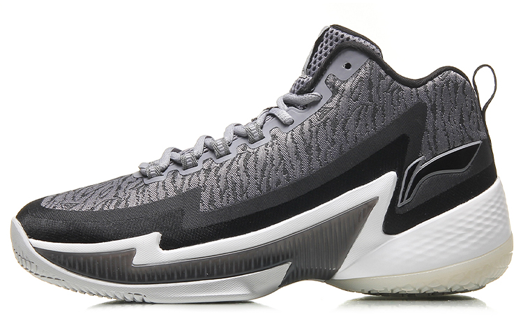 Li-Ning Way of Wade 4 'Cloud Cushioning Mid-Top Grey Black' ABAM055-1