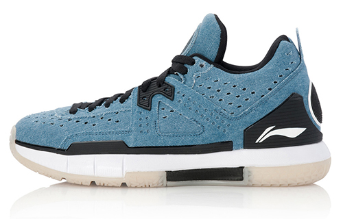 Buy LiNing李寧 WOW 5 韋德之道 丹寧 低筒 籃球鞋 男款 藍白