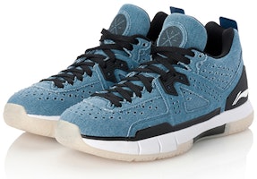 LiNing李寧 WOW 5 韋德之道 丹寧 低筒 籃球鞋 男款 藍白 Lookbook LiNing李寧 WOW 5 韋德之道 丹寧 低筒 籃球鞋 男款 藍白