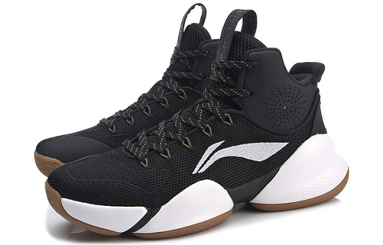 Lookbook Li-Ning Way of Wade 5 High 'Black White' ABAN045-5