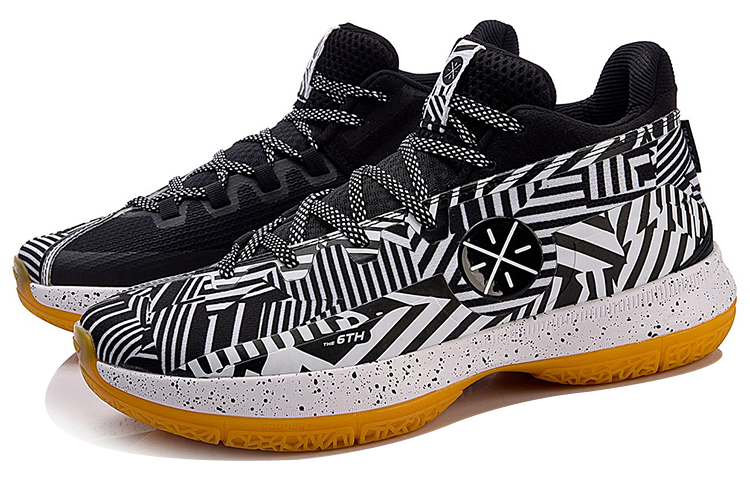 Lookbook Li-Ning Way of Wade 6 'Black White' ABAN023-1